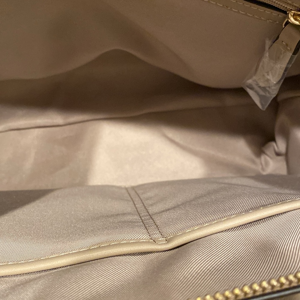 Nine West floral crossbody/shoulder top zip satchel - Picture 5 of 10